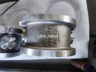 Válvula de controlo duplex de disco duplo de aço inoxidável