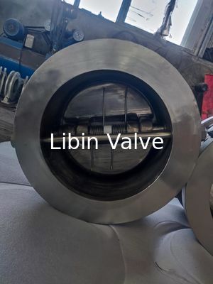 Válvula de controlo duplex de disco duplo de aço inoxidável